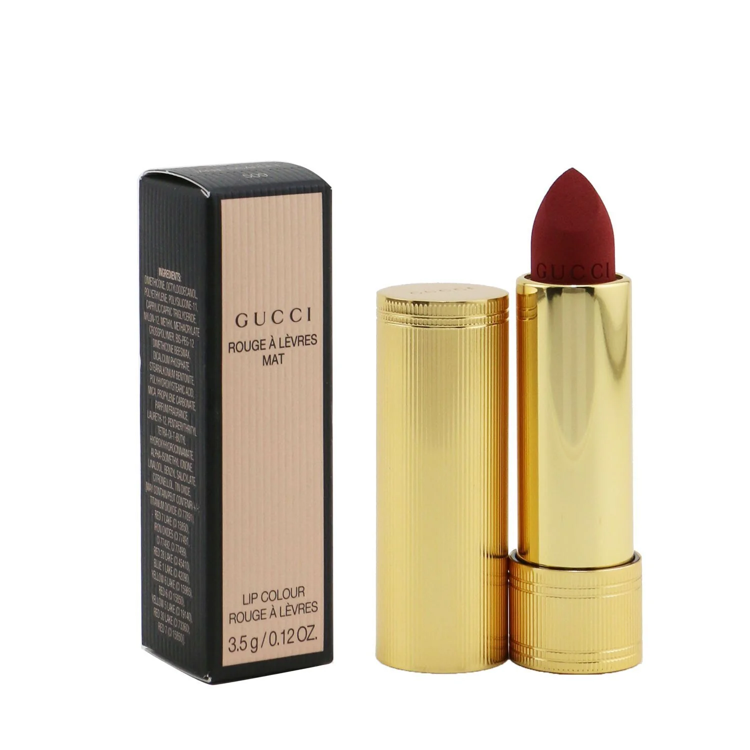 Gucci Rouge A Levres Mat Lip Colour - # 25 Goldie Red 3.5g/0.12oz