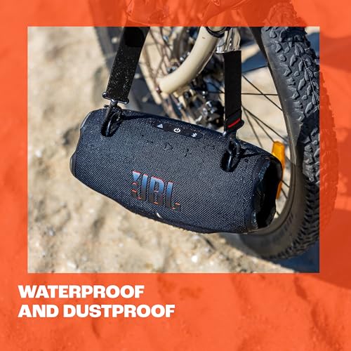 JBL Xtreme 4 - Portable Bluetooth Speaker, Powerful Sound and Deep Bass, IP67 Waterproof, 24 Hours of Playtime, Powerbank, PartyBoost for Multi-speaker Pairing (Blue)