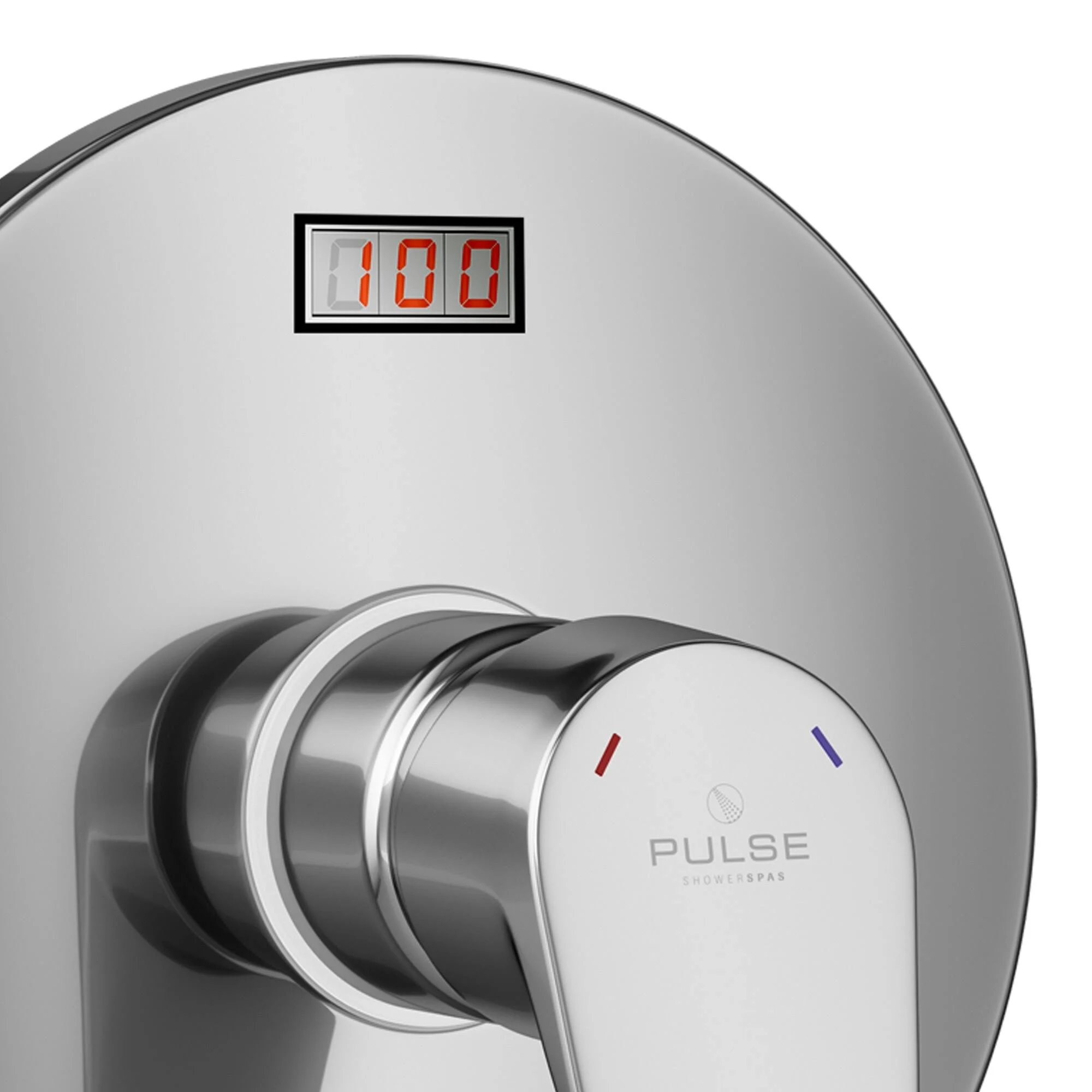 Pulse ShowerSpas Rough-In VALVE-PRESSURE Balance-Chrome Trim Kit 3002-RIV-PB-CH
