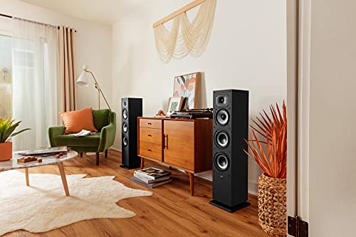 Polk Monitor XT10 Home Subwoofer, 10" Deep Bass Woofer, 100W Class D Amplification, Dolby Atmos, Auro 3D & DTS:X Compatible, Black