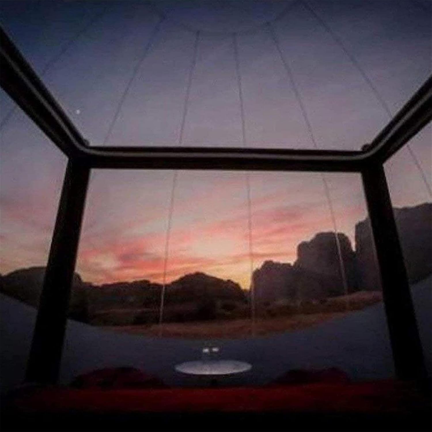 Inflatable Bubble Camping Tent, Transparent Inflatable Room Tent with Single Tunnel Dome for Garden Hotel with Blower