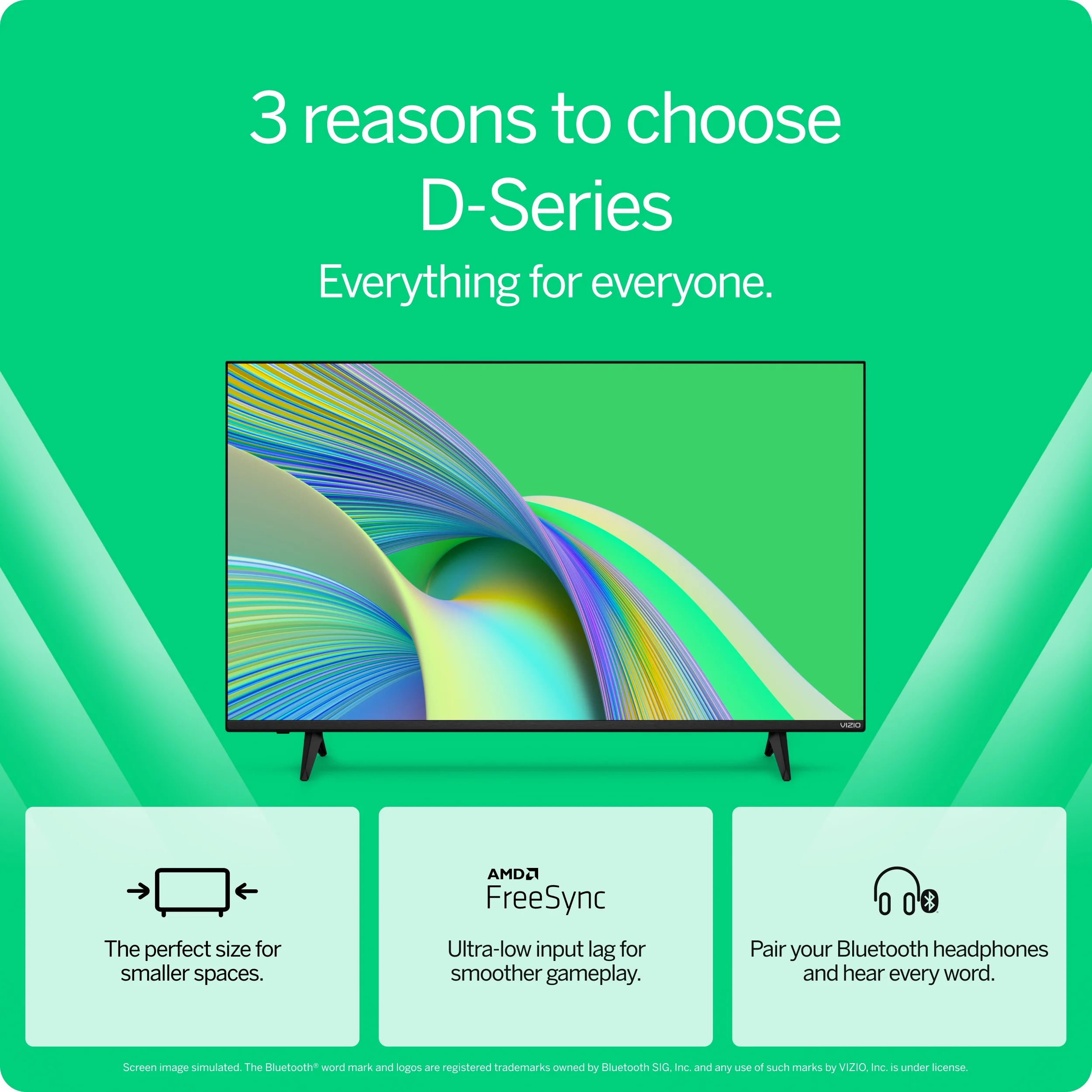 VIZIO 43 Class D-Series FHD LED Smart TV 2023 (Online Only) D43fM-K04