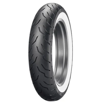Dunlop American Elite Front Motorcycle Tire MT90B-16 (72H) Wide White Wall for Harley-Davidson Electra-Glide Sport FLHS 1988-1994