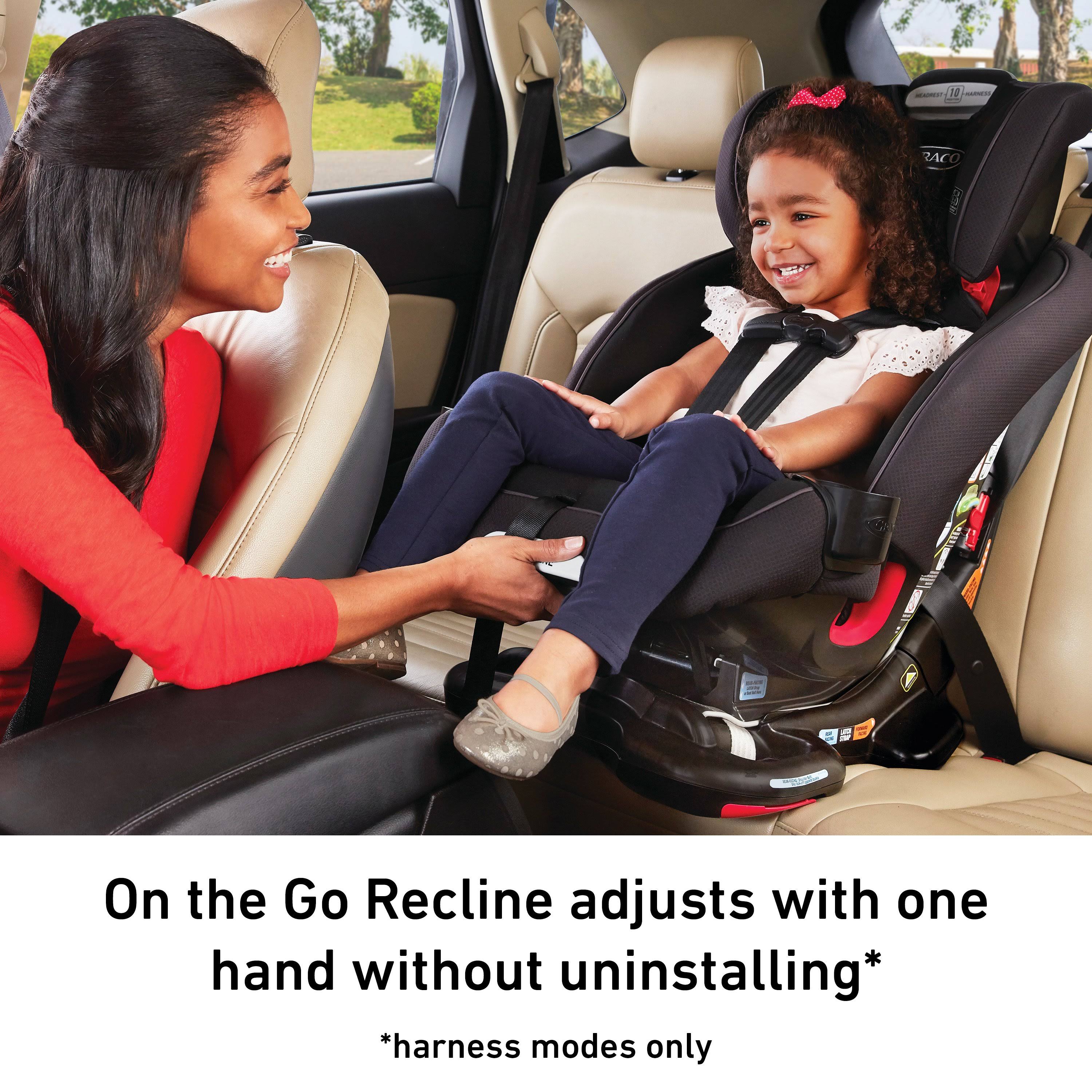 Graco Recline N& Ride 3-in-1 Car Seat Featuring on The Go Recline Clifton