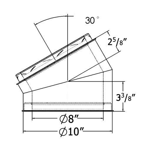 Shasta Vent 8A-E30 Elbow Kit - 30 Deg