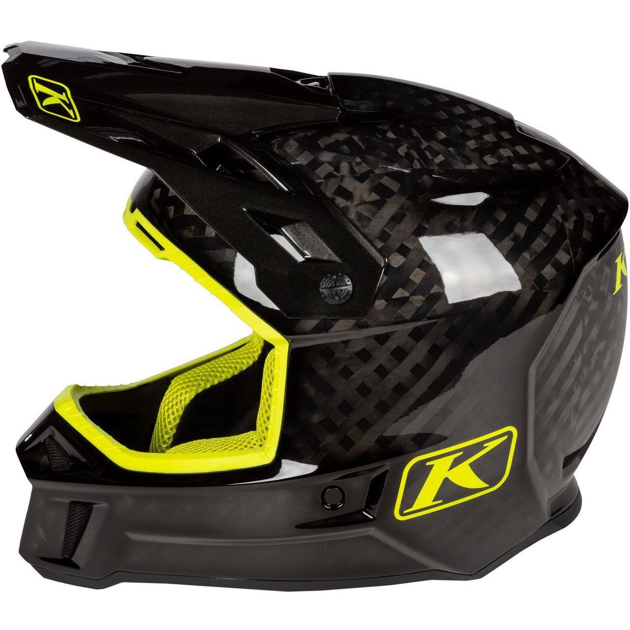 Klim F3 Carbon Helmet ECE SM Draft Electrik Gecko - Asphalt