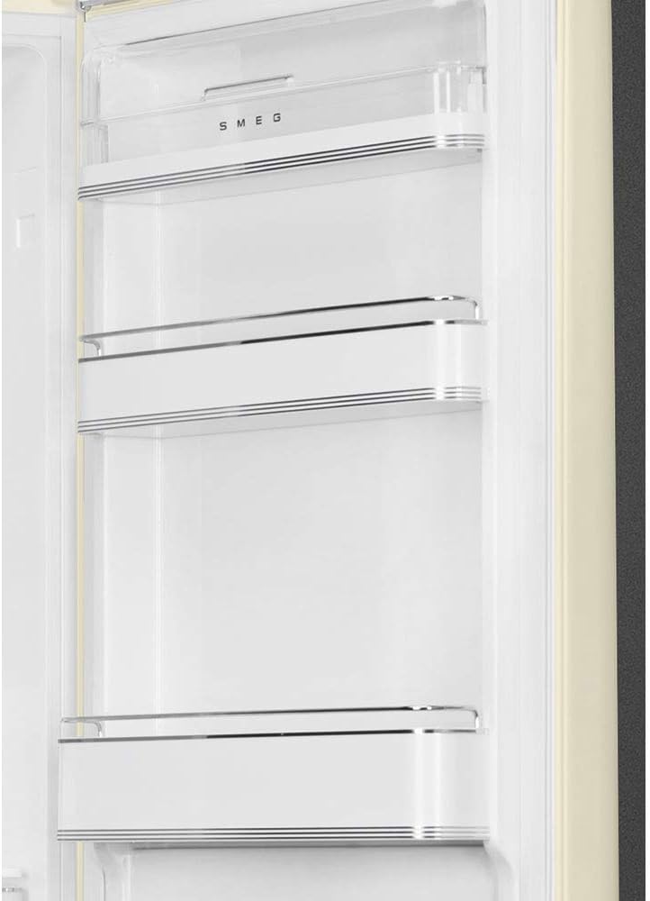 Smeg 50's Retro Style Aesthetic Left Hinge Pastel Blue Refrigerator, 9 cubic feet