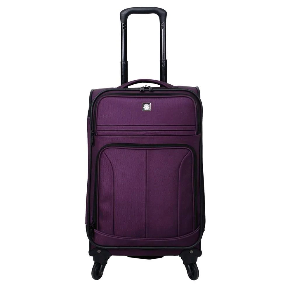 Skyline 21x22 Carry on Spinner Suitcase - Purple