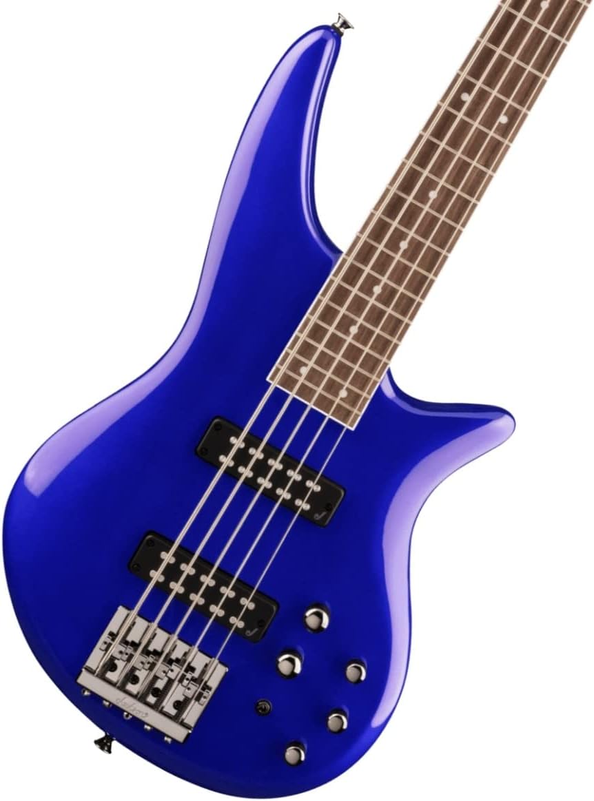 Jackson JS Series 5-String Spectra Bass JS3V, Indigo Blue, Laurel Fingerboard