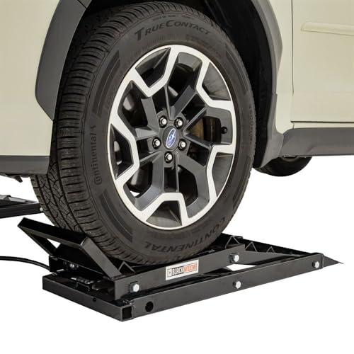 Black Widow Hydraulic Car Lift with Ramp - 3,000 lb. per Pair Capacity