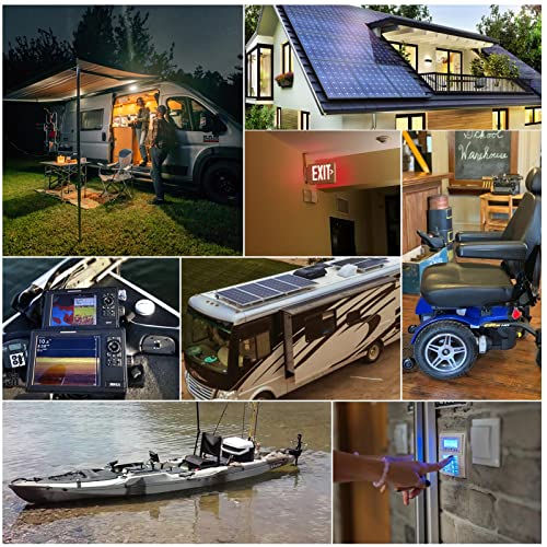 Weize 12V 100Ah TM LiFePO4 Lithium Battery, Built-in Smart BMS, Group 31 Deep Cycle Battery Perfect for Trolling Motor, RV, Solar, Marine, Overland/Van, and Off Grid Applications