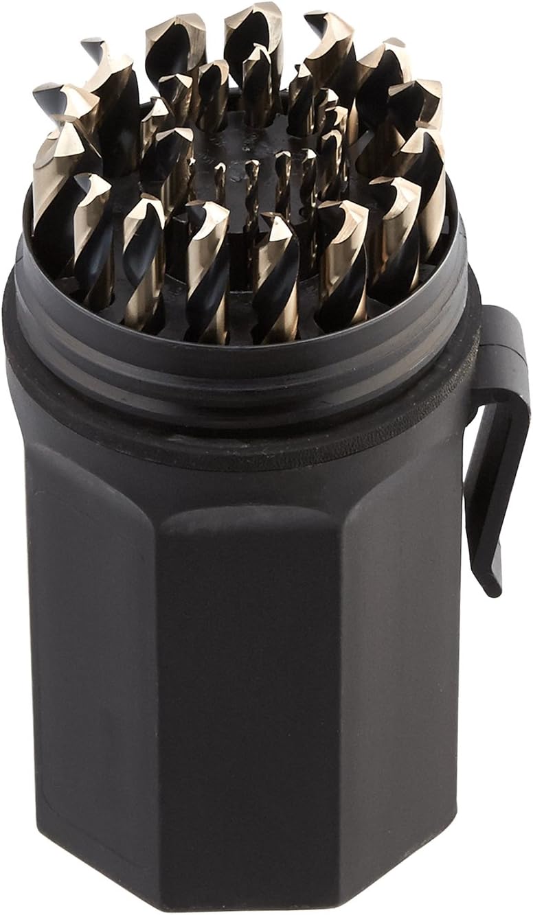 Norseman Drill Bits 44170 Ultra Dex Type 240-UB 135 Degree Split Point Magnum Super Premium Jobber Drill Set (29 Piece)