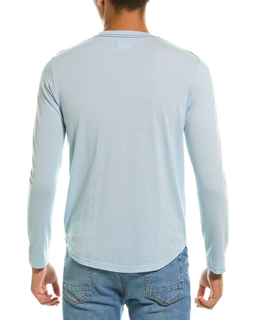 Goodlife Clothing Tri-Blend Scallop Crewneck T-Shirt, Blue / Regular S