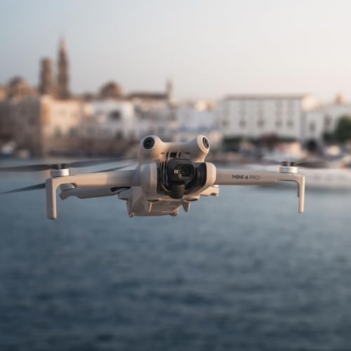 DJI Mini 4 Pro Drone with DJI RC 2 Screen remote Control Bundle Kit Camera Drone Bundle, with 128 GB SD, 3.0 USB Card Reader, Landing Pad, Backpack Strobe Lights and More