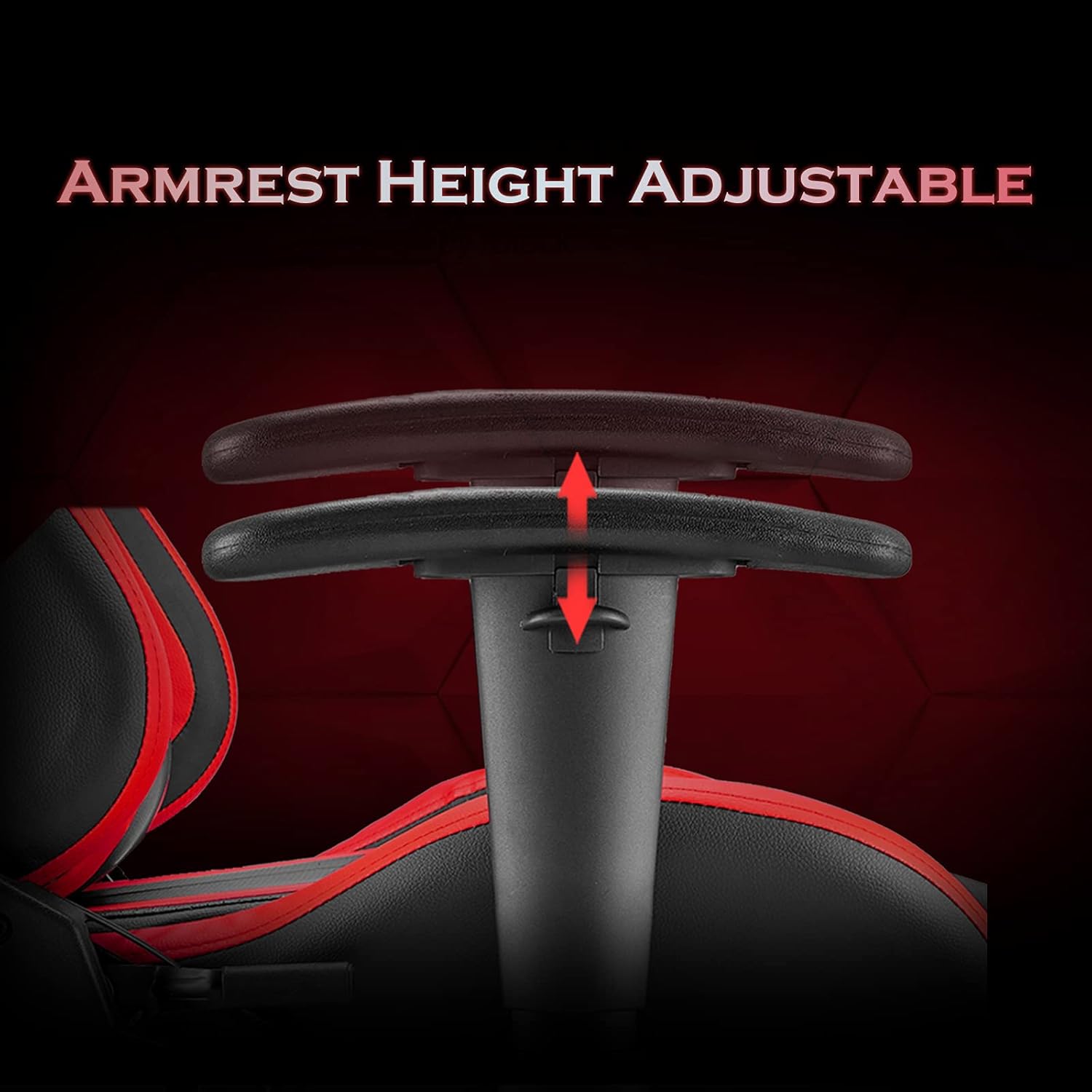 Soontrans Gaming Chair with Footrest,Ergonomic Office Chair,Computer Chair,Sillas Gamer Chair,Video Game Chairs with Backrest,Headrest and Lumbar Pillow for Adults(Black/Red)