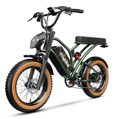 Electric Bike for Adults, 2000W/3000W Peak Single/Double Motor with 48V/52V 25AH/30AH Battery, 20"x4.0" Fat Tires 35MPH/37MPH Ebike, Dual Hydraulic Disc Brake Full Suspension Electric Bicycle