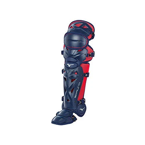 Mizuno Samurai 380418 Intermediate Baseball Catcher&s Gear Set - Navy/Red