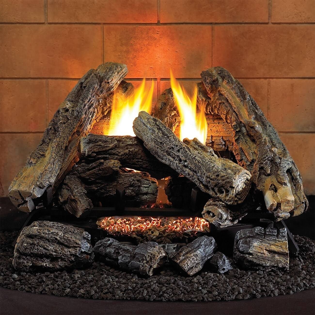 Hearthsense 18” Ventless Ambient Liquid Propane Gas Log Set