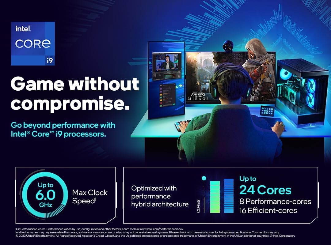 Seasonic Prime ATX 3.0 TX-1600, 1600W 80+ Titanium, Full Modular, Fan Control in Fanless & Intel® CoreTM i9-14900K New Gaming Desktop Processor 24 (8 P-cores + 16 E-cores)