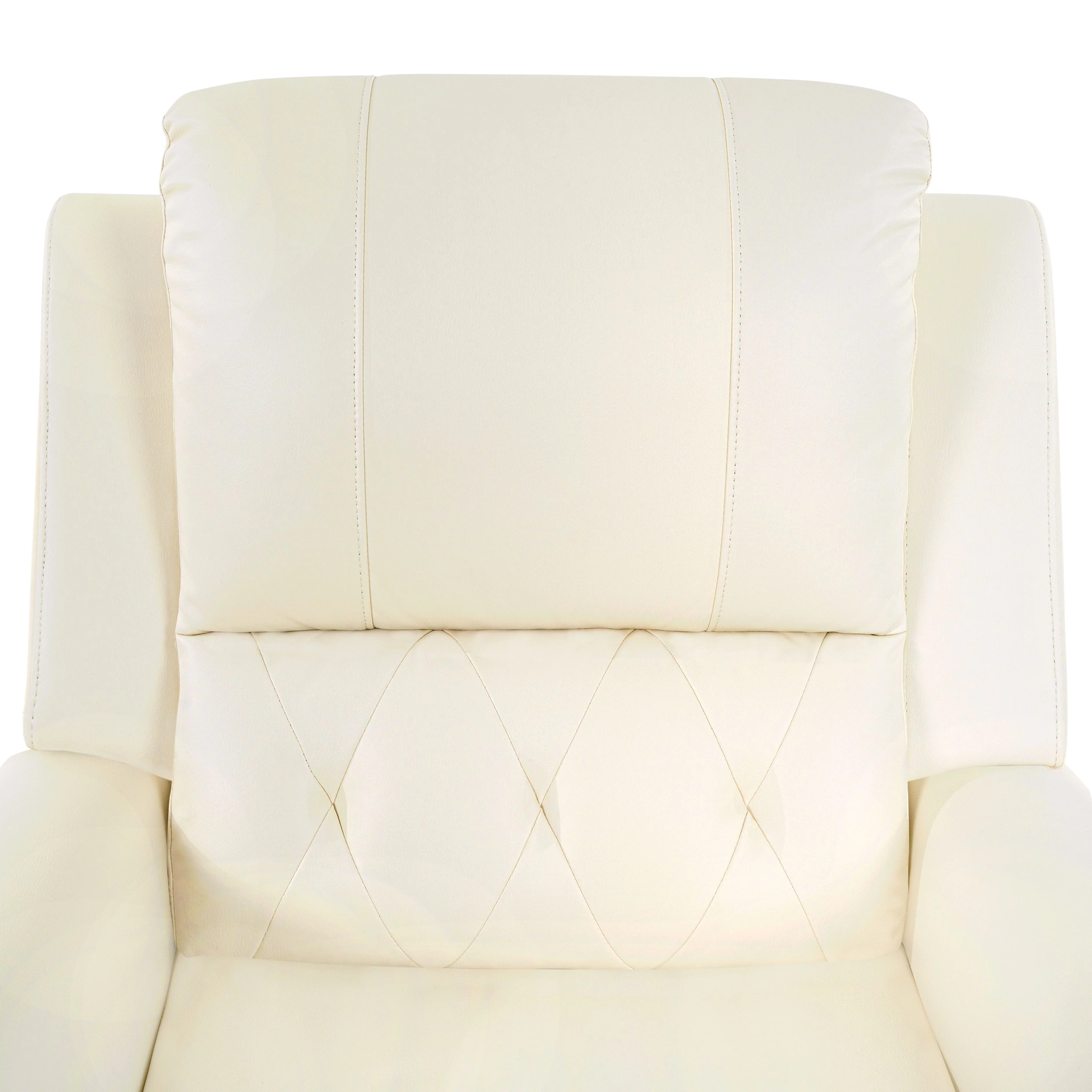 Tatiana Oversized Air Leather Power Lift Recliner Chair with Footrest. Reclining Chair with Remote Control, Premium Studded