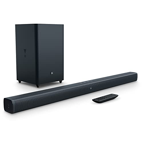 JBL Bar 2.1 Deep Bass (MK2) - 2.1 channel soundbar with wireless subwoofer (6.5’’), 300W Max output, Bluetooth enable (Black)
