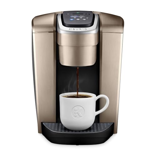Keurig K-Elite Single Serve K-Cup Pod Coffee Maker, with Strength and Temperature Control, Iced Coffee Capability, 8 to 12oz Brew Size, Programmable, Brushed Slate