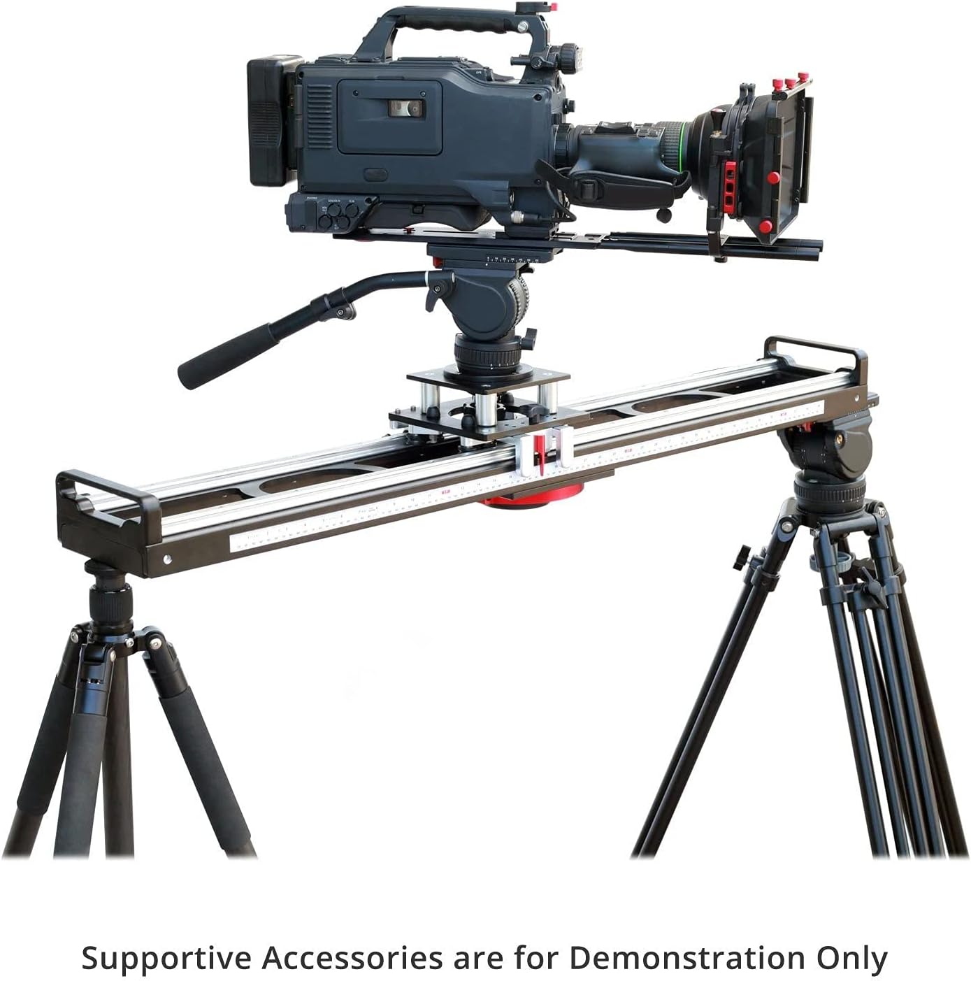 PROAIM V-Mount Camera Plate for All V-Mount Cameras | Most Secure Aluminum Plate with 100mm & 150mm Rods for mounting Mattebox, Follow Focus & Other Accessories | Tripod Compatible (VP-248-00)