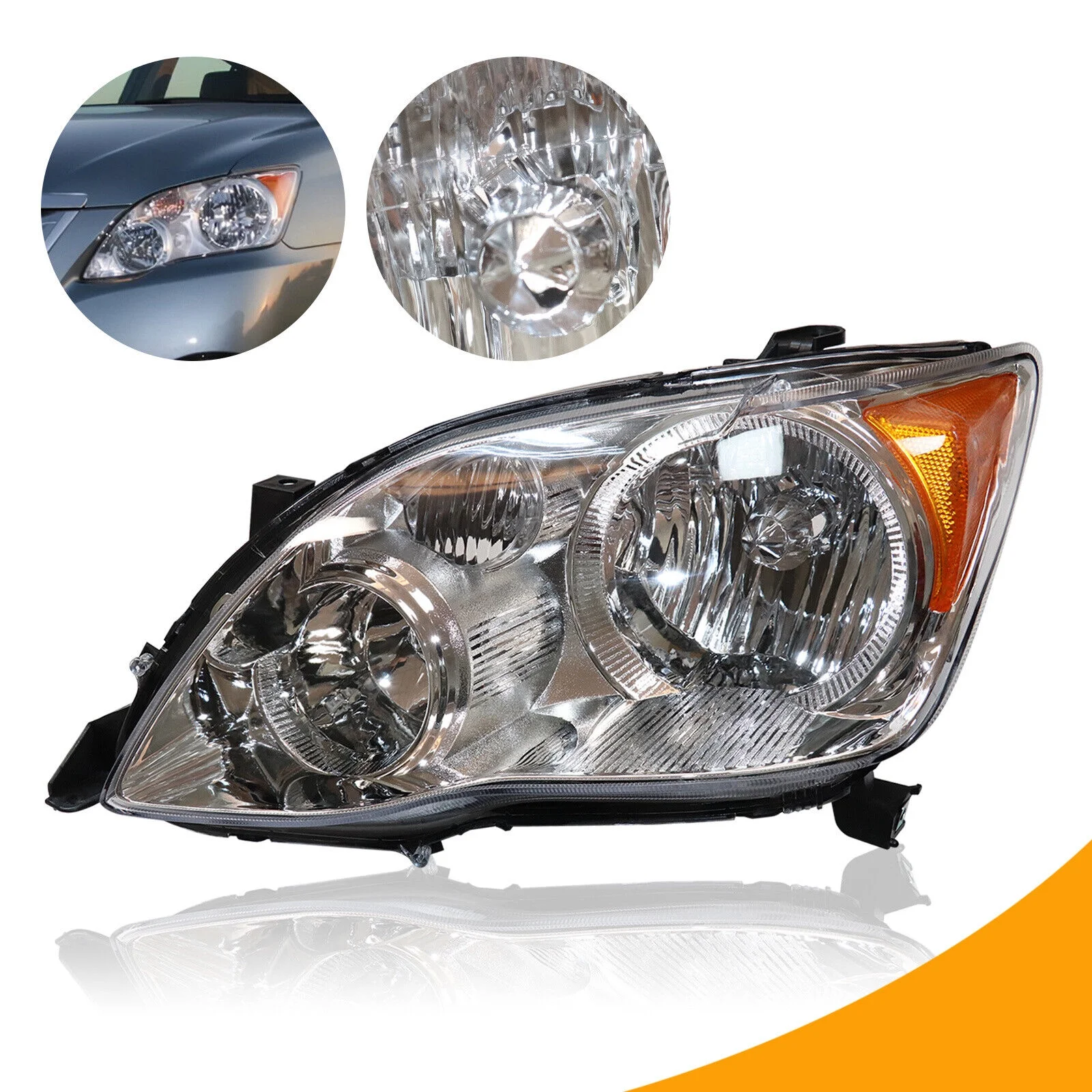 1 Pair For Toyota Avalon 2008 2009 2010 HID Headlights Headlamps Left+Right Side