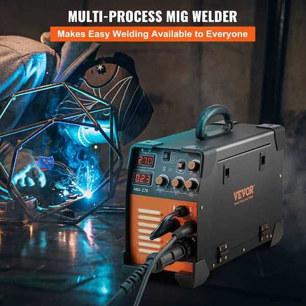 VEVOR MIG Welder Welding Machine 270A MIG MMA TIG 3 In 1 Welder Combo 110V/220V - Shop Hardware Tools Online Store
