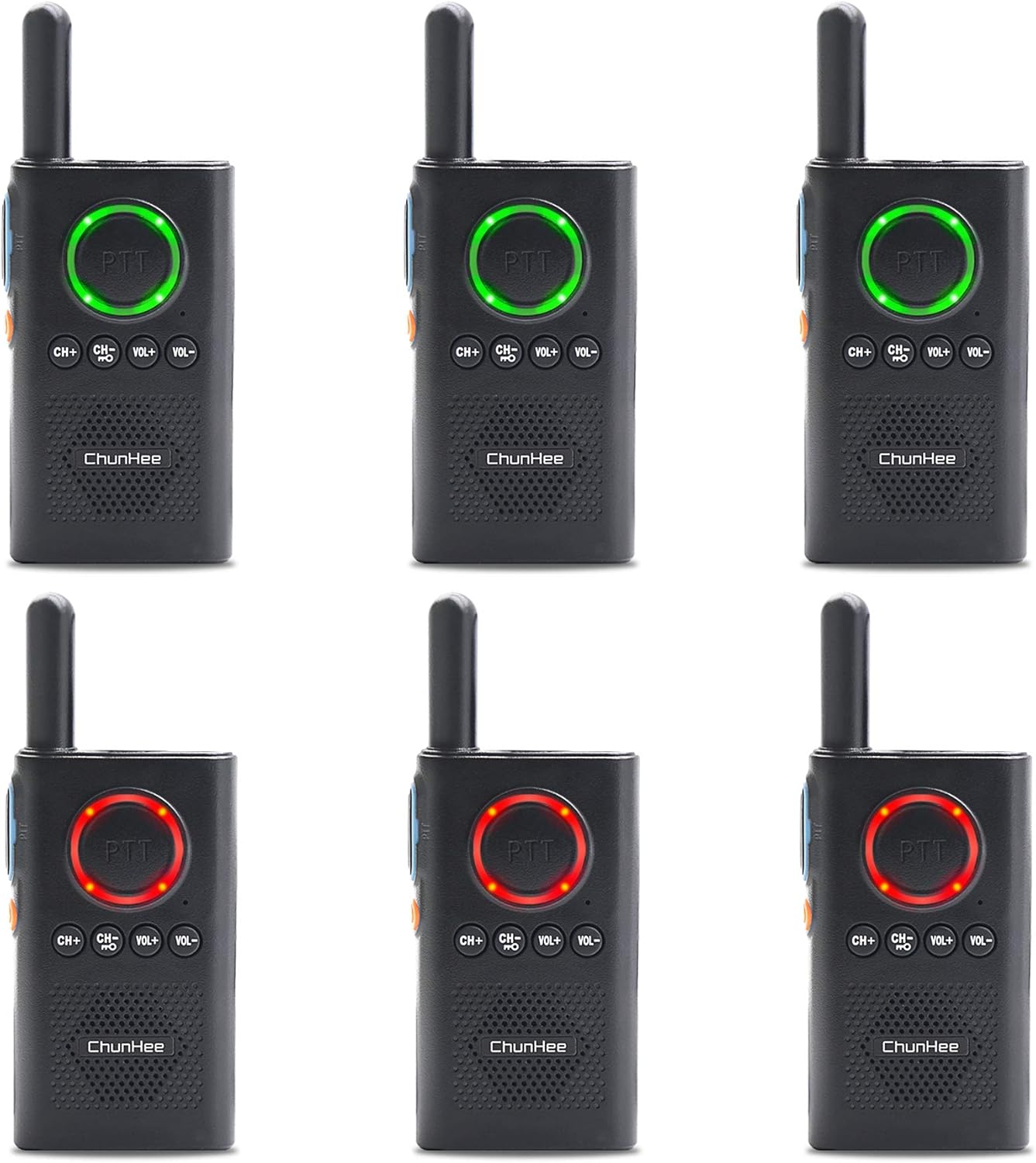 Chunhee Intercoms Wireless for Home-Wireless Intercom System for Elderly/Kids, Home Intercom System Room to Room Communication, 1.5 Miles Long Range Intercom System for Office/Camping/Hiking(4 Pack)