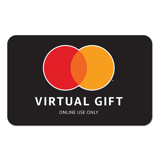 Mastercard Virtual $200 eGift Card (plus $6.95 purchase fee) – For Online Use Only