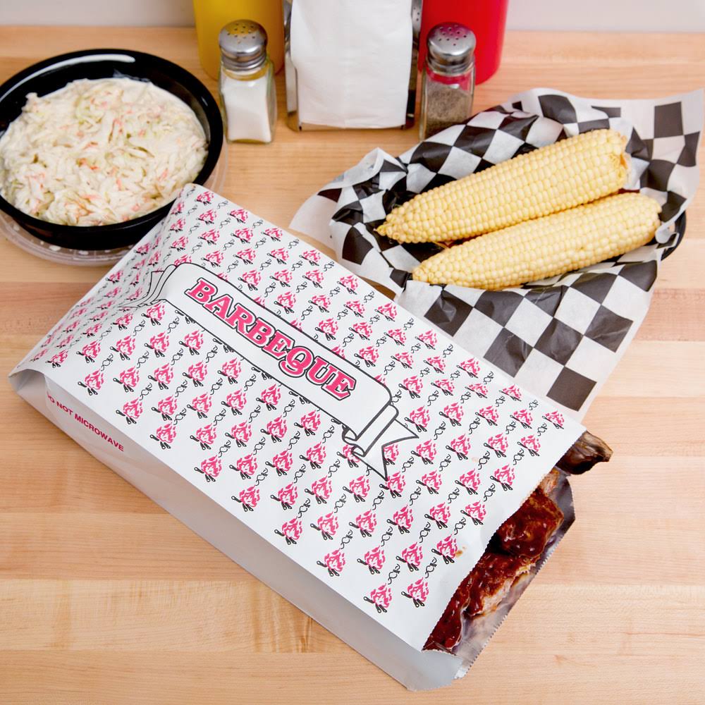 1/2 Gallon Foil BBQ Bag - 500/Case