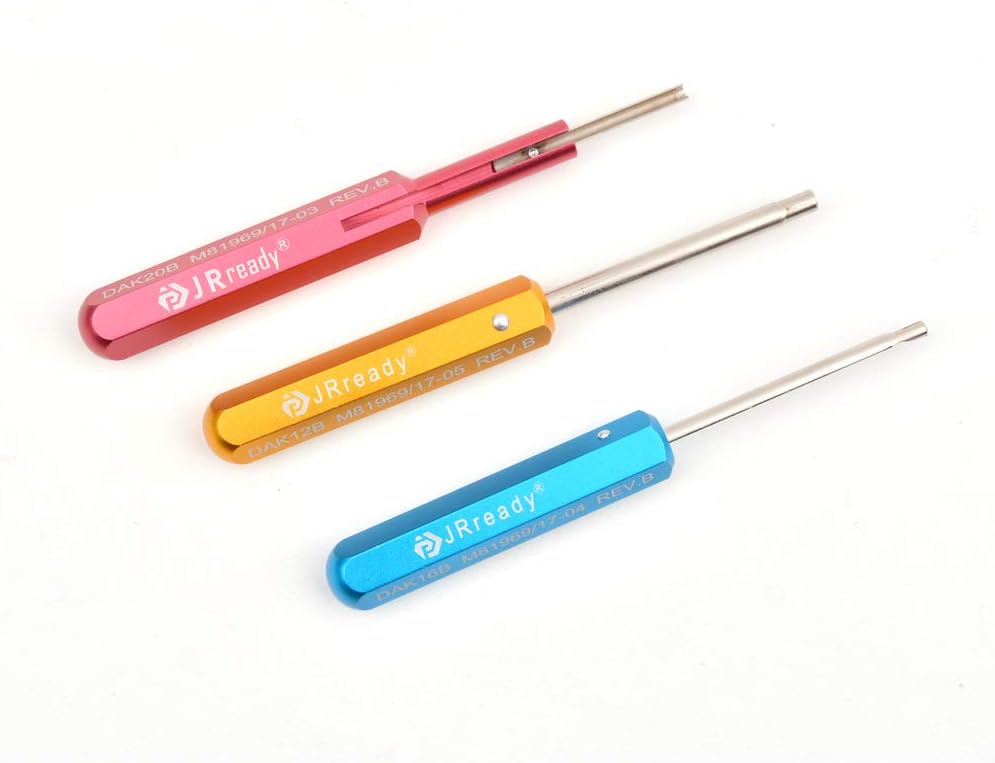 JRready ST5136 Insertion Tool Kit: DAK12B(M81969/17-05), DAK16B (M81969/17-04), DAK20B(M81969/19-06) Installing Tool Kit
