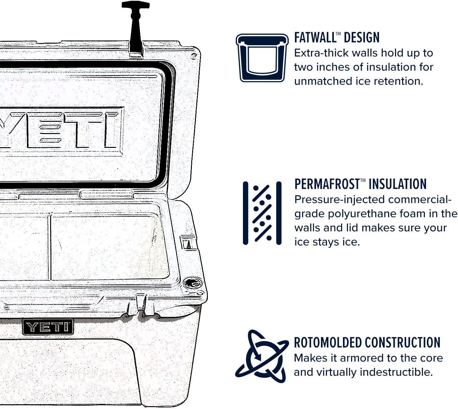 YETI Tundra 110 Cooler, White