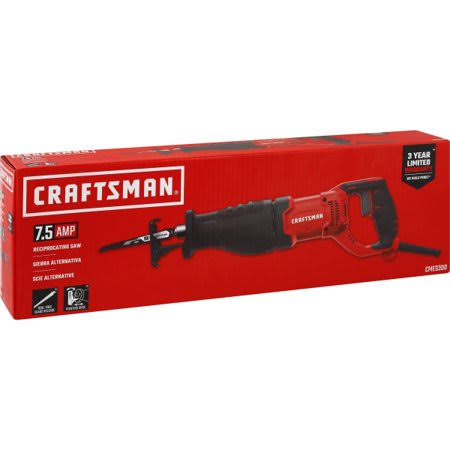 Craftsman 7.5 Amps Corded Brushed Reciprocating Saw