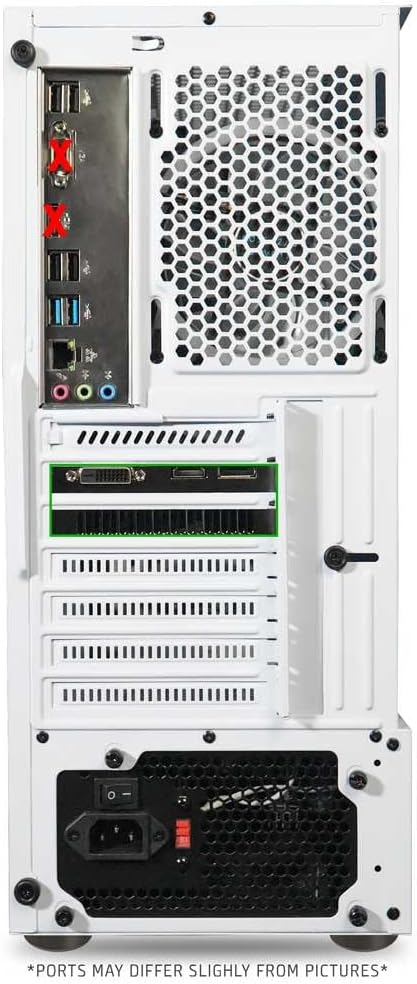 ViprTech Bandit Gaming PC - Intel Core i7 (3.90GHz), AMD RX 580 8GB, 16GB RAM, 1TB NVMe SSD, 700W PSU, Windows 10 Pro, WiFi, Bluetooth, RGB, Desktop Computer Tower White