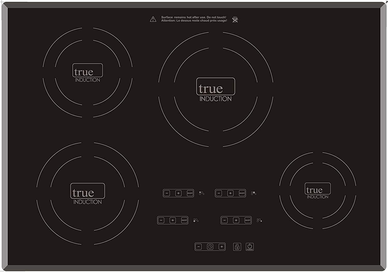 TI4B 4 Burner Cooktop, Black