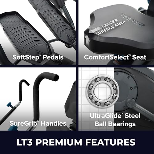 FreeStep LT3 Recumbent Cross Trainer Stepper - Zero-Impact Exercise w/Patented Physical Therapy Stride Technology, Whisper-Quiet, Free App w/Trainer-Led Workouts