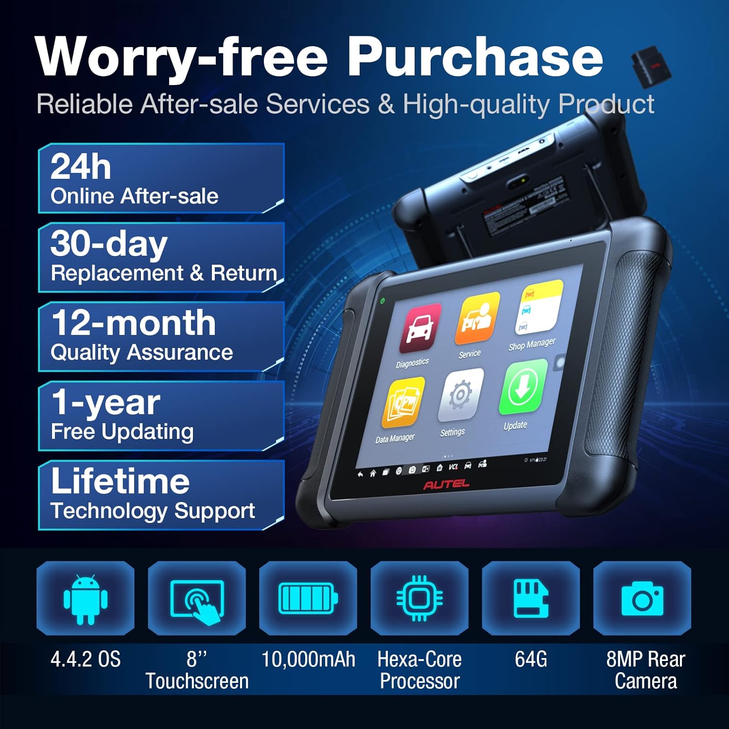 Autel Maxisys MS906S Auto Scanner, 2022 Top Car Scan Tool, Updated of MS906 Bi-Directional Scanner with Bluetooth ECU Coding, 31 Service Functions, All System Diagnostic as MS906BT/MS908/MK908