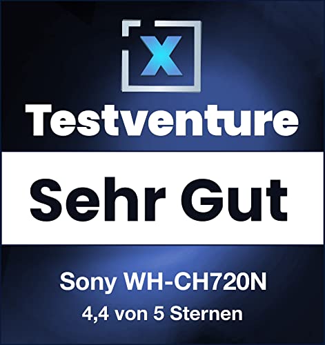 Sony WH-CH720NL Noise Canceling Wireless Bluetooth Headphones - Built-in Microphone - up to 35 Hours Battery Life and Quick Charge - Navy Blue