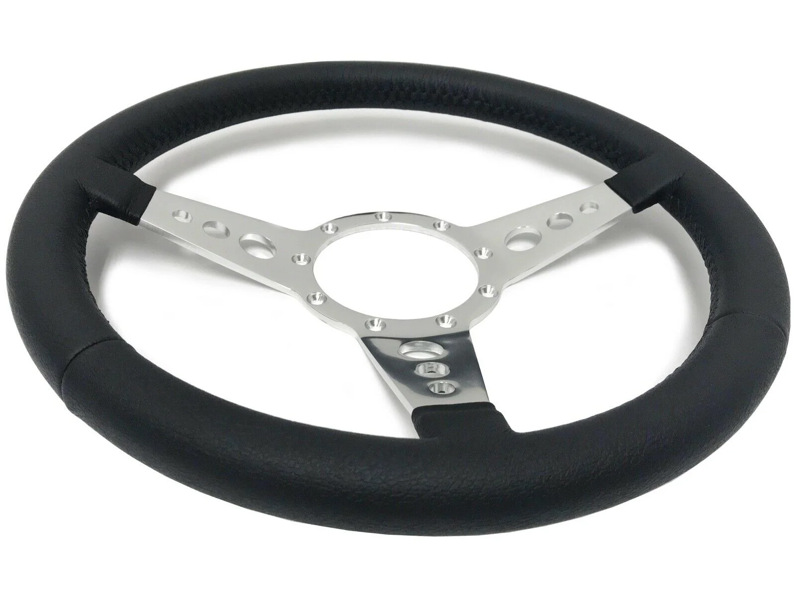 1968-91 Ford Passenger / Truck S9 Leather Steering Wheel Kit, 3 Spoke-Holes