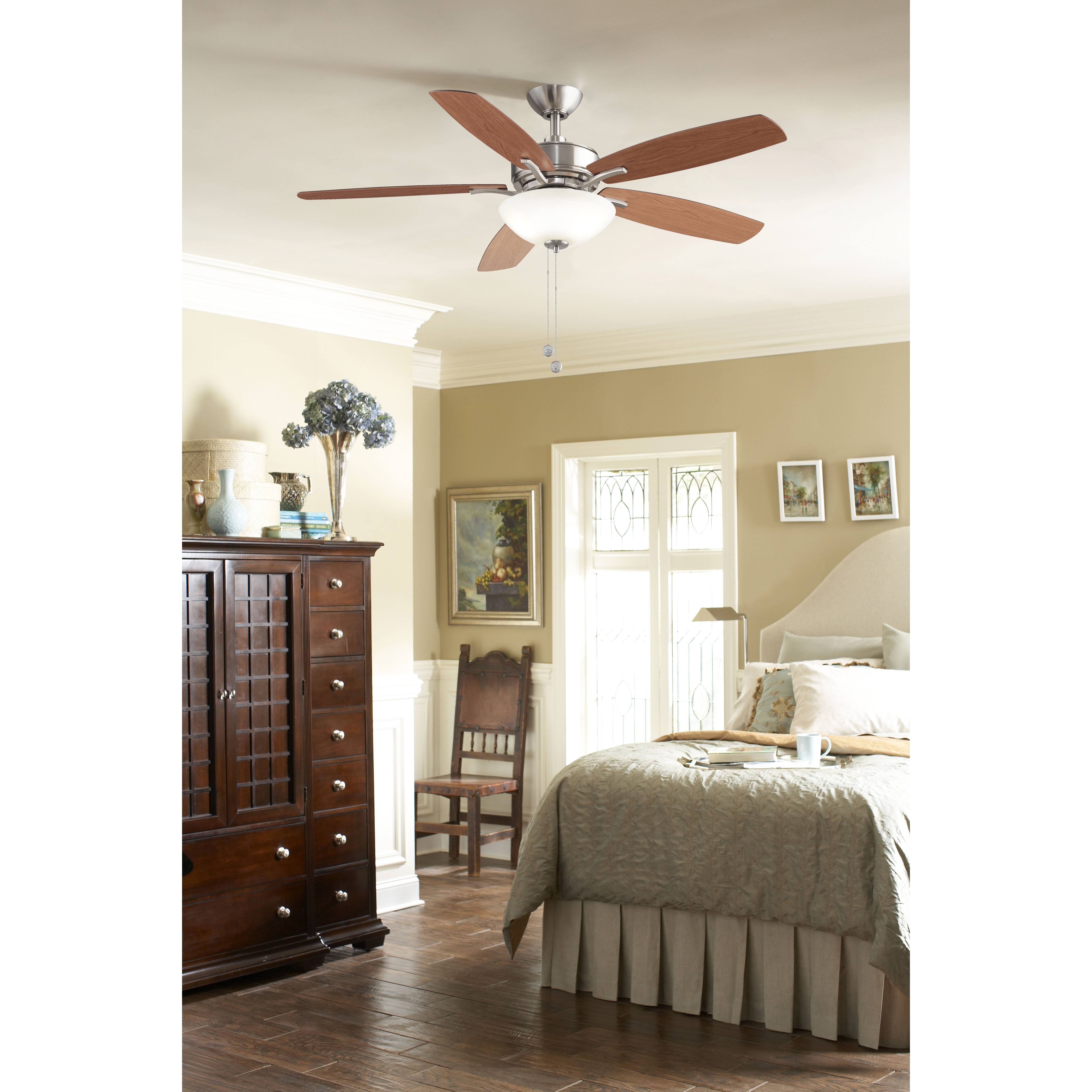 Fanimation FP6285BBN Aire Deluxe Brushed Nickel LED 52x22 Ceiling Fan