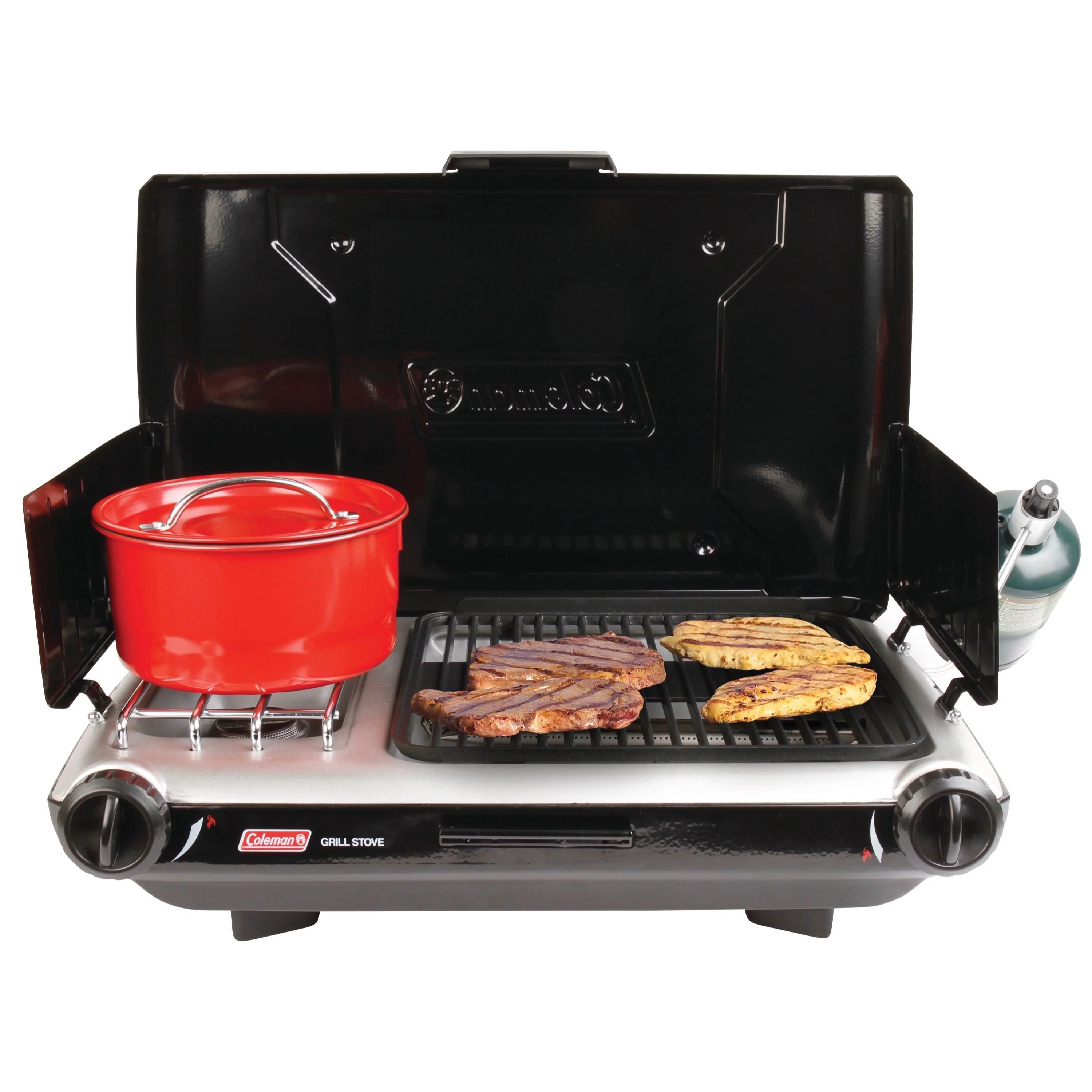Coleman 2 Burner Grill Stove Combo Black 2000020929 SKU: 2000004118