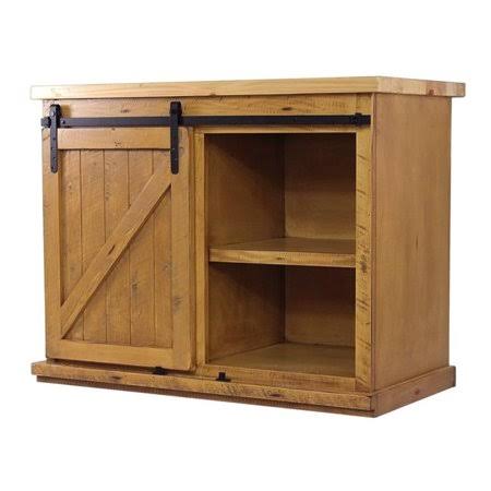 American Heartland 33116rbkpt Rustic Winsome Kitchen Island with Pine Top, Rustic Antique Black
