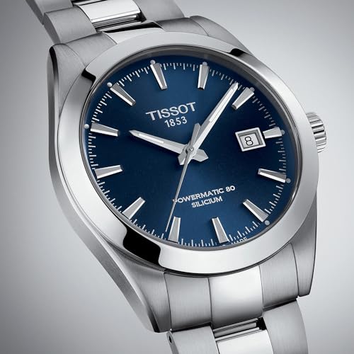Tissot Mens Gentleman Stainless Steel Dress Watch