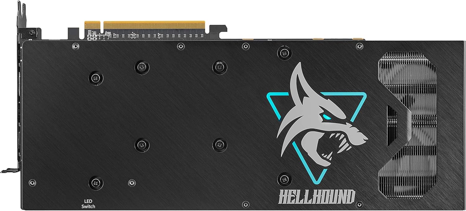 PowerColor Hellhound AMD Radeon RX 6700 XT Gaming Graphics Card with 12GB GDDR6 Memory, Powered by AMD RDNA 2, Raytracing, PCI Express 4.0, HDMI 2.1, AMD Infinity Cache