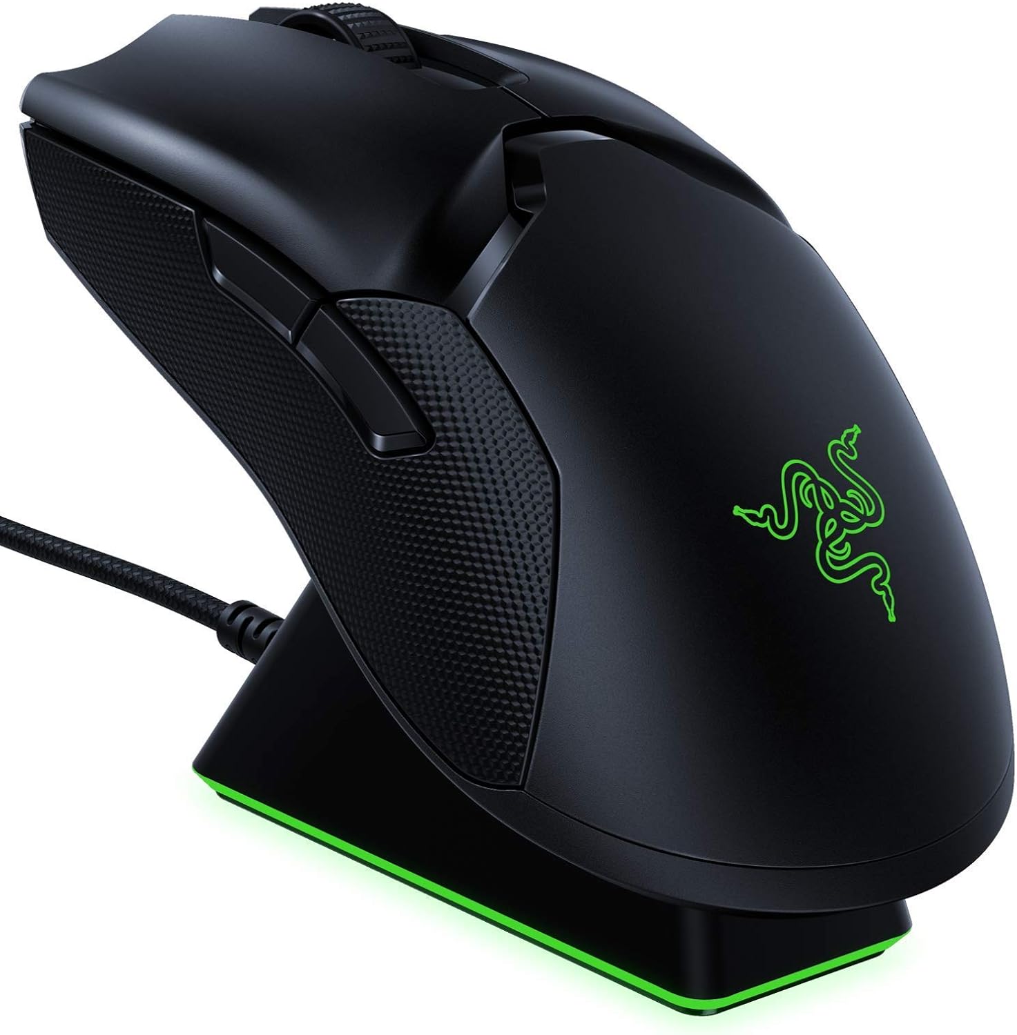 Razer Viper Ultimate Hyperspeed Lightest Wireless Gaming Mouse & RGB Charging Dock (Renewed) Pack of 2