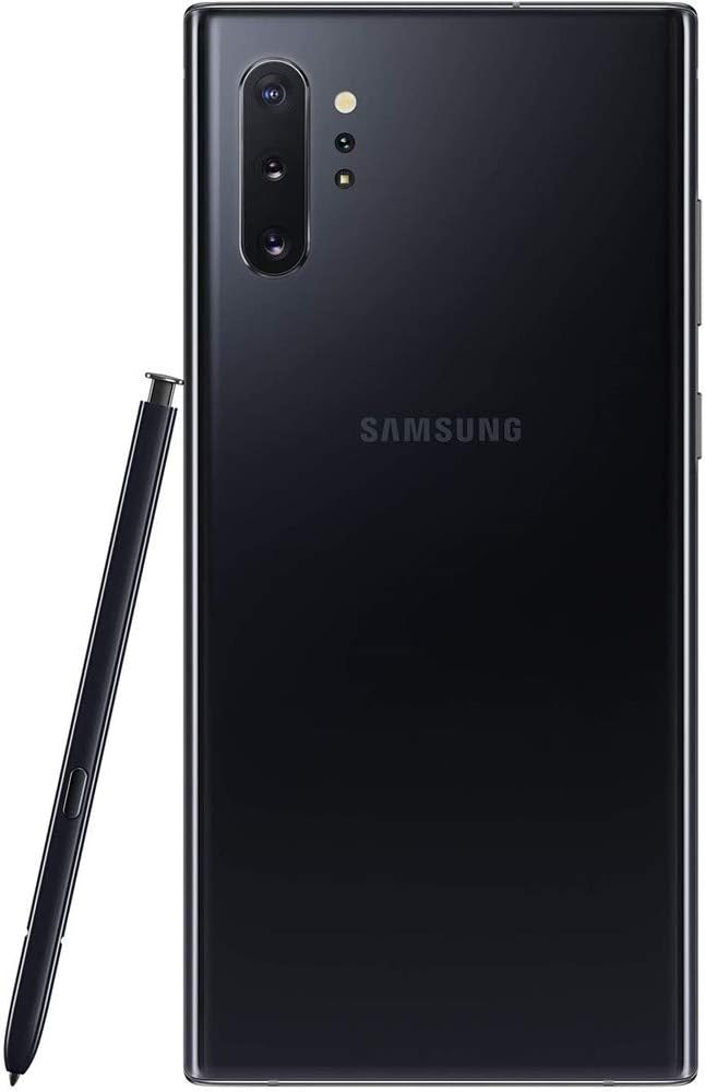 SAMSUNG Galaxy Note 10+ Plus (256GB, 12GB) 6.8" QHD+ AMOLED, Snapdragon 855, 4300mAh Battery, 4G LTE Fully Unlocked (T-Mobile, Verizon, Global) N975U1 US Model (w/Wireless Charger Pad, Aura Black)