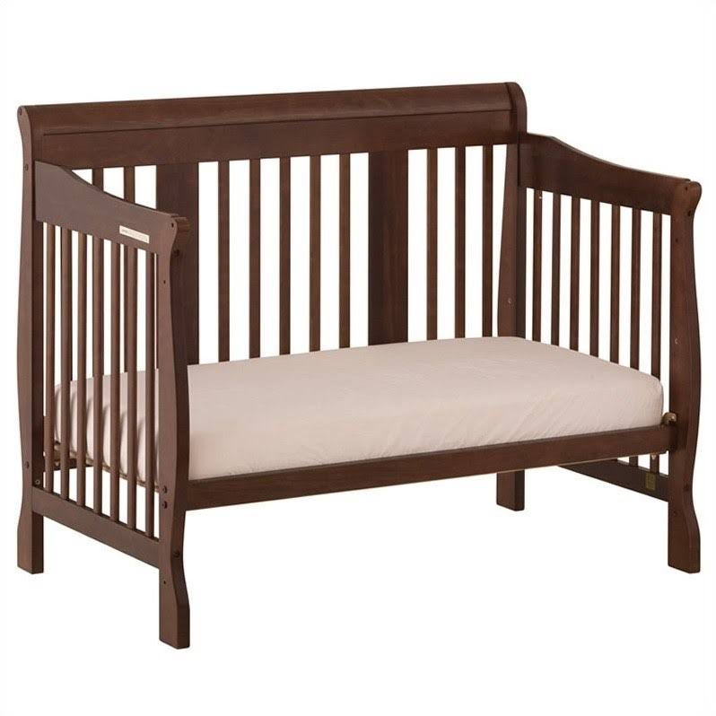 Storkcraft Tuscany 4 in 1 Convertible Crib - Espresso