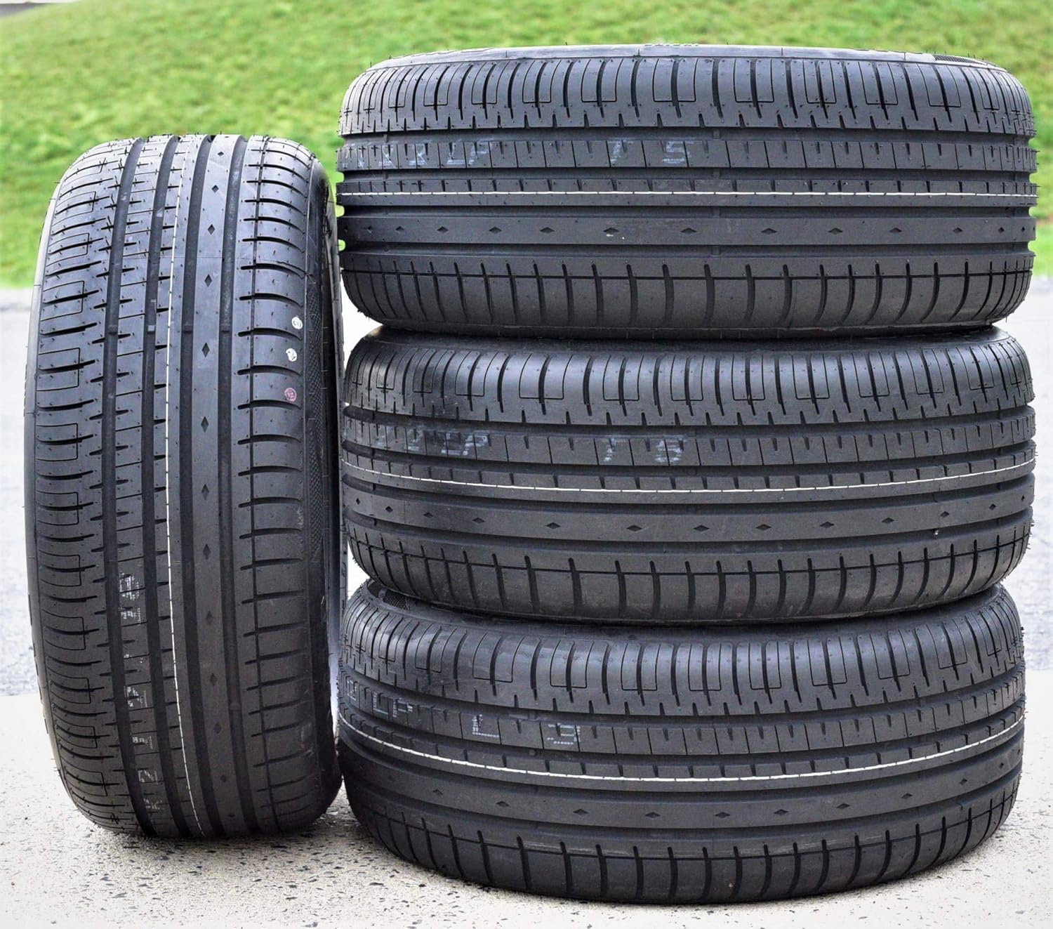 Accelera Phi-R All-Season High Performance Radial Tire-245/50R17 245/50ZR17 245/50/17 245/50-17 99W Load Range XL 4-Ply BSW Black Side Wall